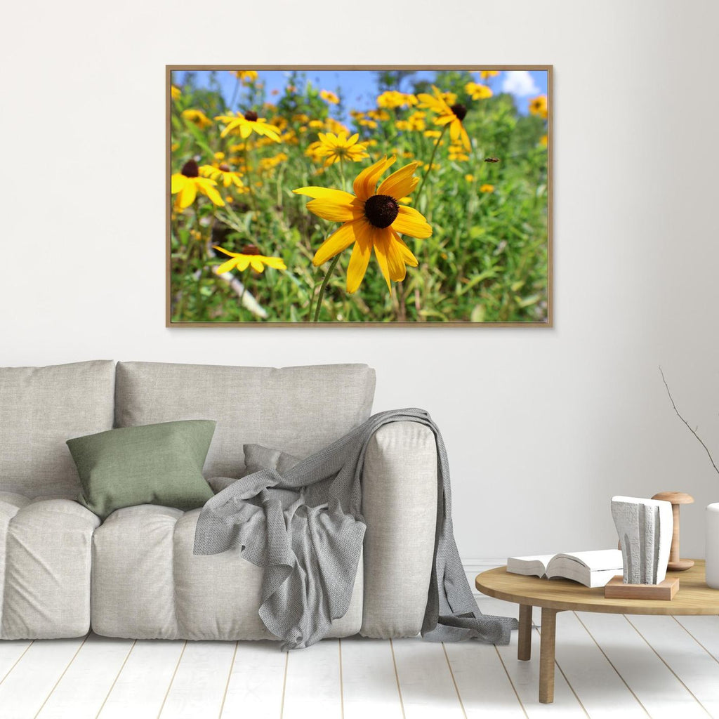 Wildflowers and a bee 
