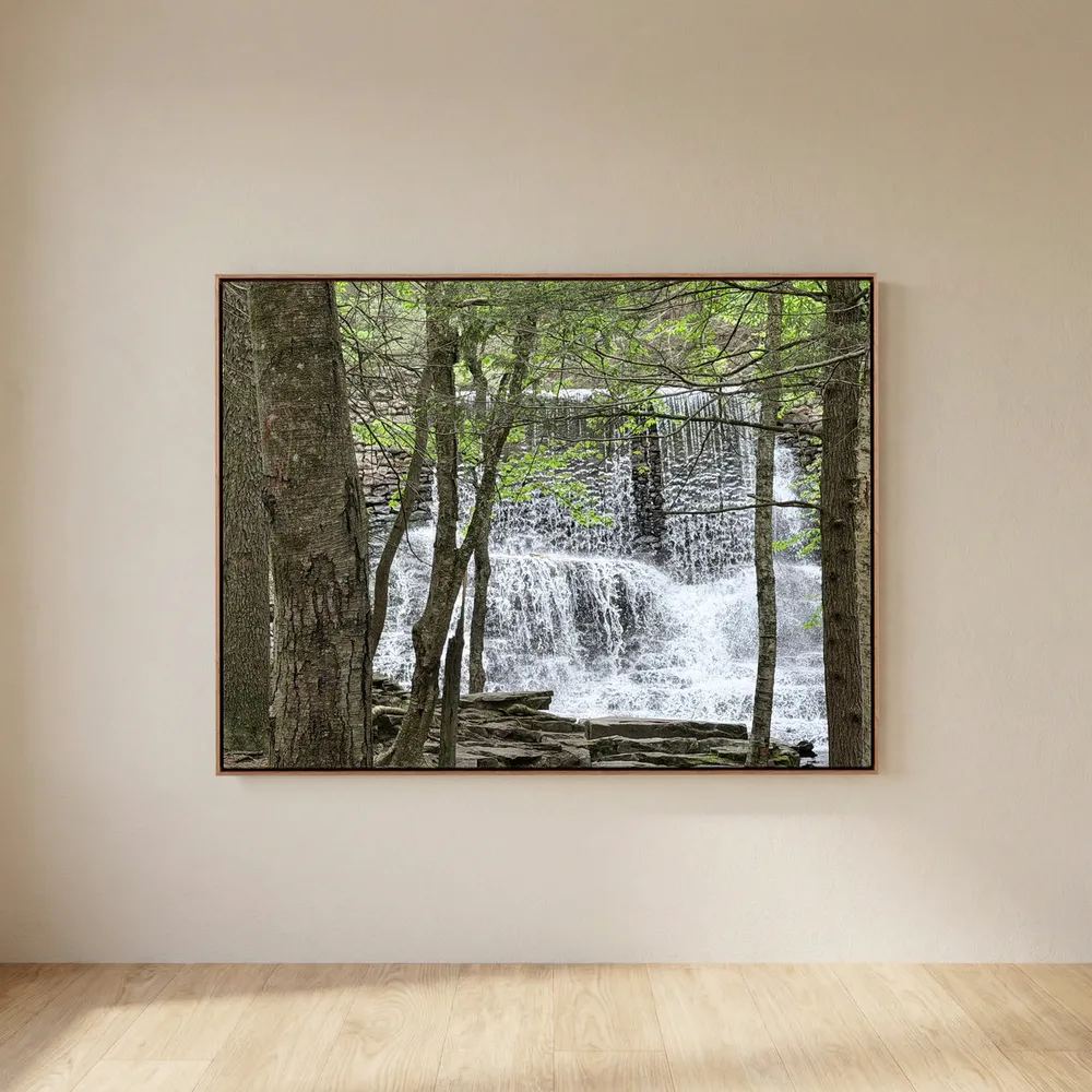 Waterfall through the trees 